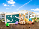 Сlipart easter holiday egg blackboard grass   BillionPhotos