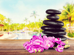 Сlipart Spa Treatment Orchid Stone Zen-like Flower   BillionPhotos