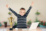 Сlipart kid trophy school up wow   BillionPhotos