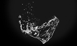 Сlipart splash water black background abstract   BillionPhotos