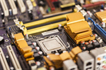 Сlipart motherboard closeup micro electric green photo  BillionPhotos