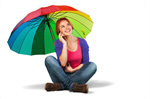 Сlipart Descriptive Color Umbrella Multi Colored Women Mobile Phone   BillionPhotos