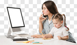 Сlipart busy mother work working mum photo cut out BillionPhotos