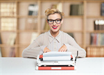 Сlipart woman journalist face literature glasses   BillionPhotos