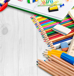 Сlipart school supplies back pencil closeup still life   BillionPhotos
