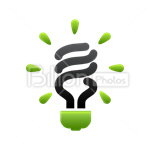 Сlipart lightbulb lamp bulb economy electric vector icon cut out BillionPhotos