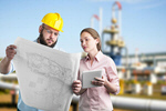 Сlipart construction worker engineer chemical manufacturing   BillionPhotos