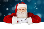 Сlipart Santa Claus Christmas Santa Hat Sign Smiling   BillionPhotos