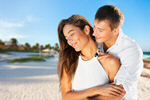 Сlipart couple happy beach cancun outdoor   BillionPhotos