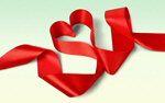 Сlipart Valentine's Day Heart Shape Ribbon Love Backgrounds   BillionPhotos
