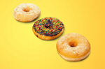 Сlipart donut row set white assortment   BillionPhotos