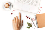 Сlipart feminine workspace autumn background blog   BillionPhotos