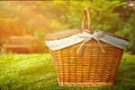 Сlipart Picnic Basket Picnic Basket Grass Flower   BillionPhotos