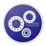 Сlipart gear cog wheel engineering cogwheel vector icon cut out BillionPhotos