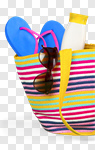 Сlipart Vacations Summer Beach Bag Sunglasses Isolated photo cut out BillionPhotos