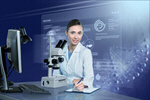 Сlipart microscope research scientist lab laboratory   BillionPhotos