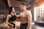Сlipart gym couple athlete training workout   BillionPhotos