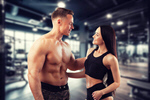 Сlipart gym couple athlete training workout   BillionPhotos