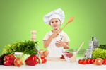 Сlipart Child chef kid chef fruit vegetarian   BillionPhotos