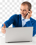 Сlipart Computer Men Laptop Business Office photo cut out BillionPhotos