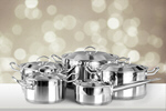 Сlipart Stainless steel pots and pans Pan Kitchenware Department Saucepan Stainless Steel   BillionPhotos