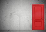 Сlipart Door Red Closed Isolated Entrance   BillionPhotos