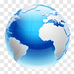 Сlipart globe earth world blue planet vector cut out BillionPhotos
