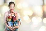 Сlipart gift woman girl xmas home   BillionPhotos