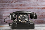 Сlipart Telephone Retro Revival Old-fashioned Black Isolated   BillionPhotos