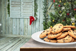 Сlipart Cookie Plate Chocolate Chip Cookie Isolated Chocolate   BillionPhotos
