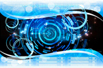 Сlipart Technology Backgrounds Abstract Futuristic Blue vector  BillionPhotos