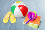 Сlipart Beach Ball Bucket Toy Shovel Flip-flop   BillionPhotos