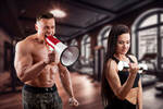 Сlipart trainer fit gym training couple   BillionPhotos