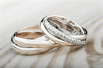 Сlipart diamond proposing closeup matrimony bands photo  BillionPhotos