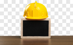 Сlipart Helmet and black board health safety accident audit photo cut out BillionPhotos