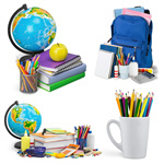 Сlipart colorful pin binder educate crayons   BillionPhotos