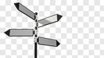 Сlipart Road Sign Sign Directional Sign Direction Advice 3d cut out BillionPhotos
