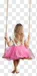 Сlipart Child on Swing Child Playground Little Girls Swing photo cut out BillionPhotos