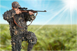 Сlipart Hunting Hunter Animals Hunting Rifle Gun   BillionPhotos