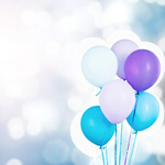 Сlipart bunch white blue decoration fly   BillionPhotos