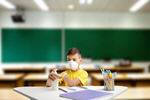 Сlipart school children classroom coronavirus cleaning   BillionPhotos