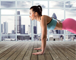 Сlipart plank exercise fitness woman active   BillionPhotos