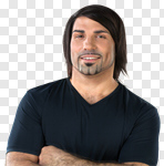 Сlipart Men Isolated Casual 40s T-Shirt photo cut out BillionPhotos