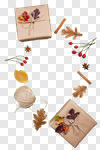 Сlipart Autumn composition autumn postcard above anise star photo cut out BillionPhotos