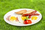 Сlipart breakfast egg toast bacon white   BillionPhotos