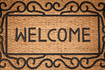 Сlipart Doormat Greeting Welcome Sign Floor Mat Doorstep photo  BillionPhotos