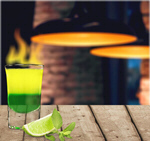 Сlipart Coctail on wooden desk background wooden blurred desk   BillionPhotos