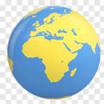 Сlipart Earth World Map Planet Map Europe 3d cut out BillionPhotos