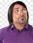 Сlipart Men Thinking Uncertainty Business Glasses photo cut out BillionPhotos