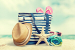 Сlipart Beach Summer Group of Objects Beach Bag Bag   BillionPhotos
